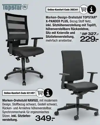 Ostermann Topstar marken-drehstuhl Angebot