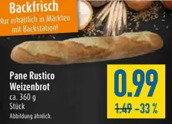 diska Pane Rustico Weizenbrot 360g Angebot