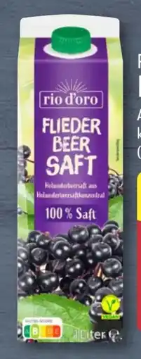 Aldi Nord rio d'oro Fliederbeersaft Angebot