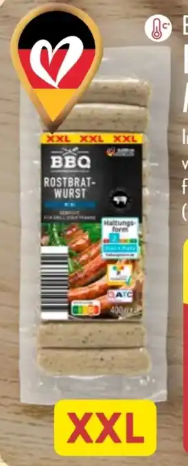 Aldi Nord BBQ Rostbratwurst-Mini XXL Angebot