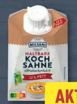 Aldi Nord Milsani Haltbare Kochsahne Angebot