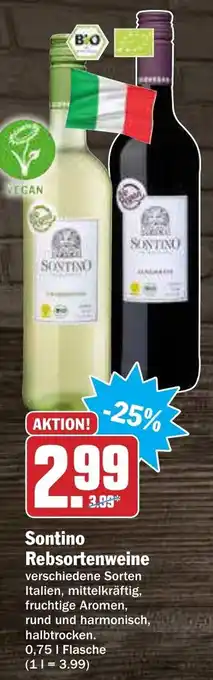 AEZ Sontino Rebsortenweine 0,75L Angebot