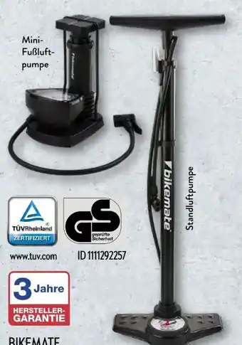 Aldi Nord Bikemate Luftpumpe Angebot