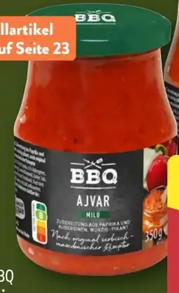 Aldi Nord BBQ Ajvar Angebot