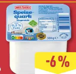 Aldi Nord Milsani Speisequark Angebot