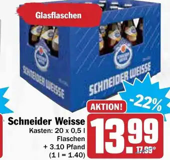 AEZ Schneider Weisse 20x0,5L Angebot