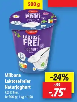 Lidl Milbona Laktosefreier Naturjoghurt Angebot