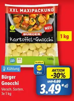 Lidl Bürger Gnocchi Angebot