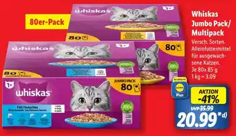 Lidl Whiskas Jumbo Pack/ Multipack Angebot