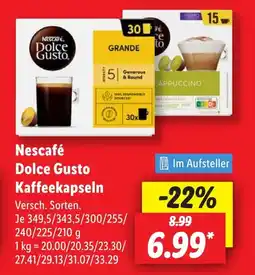 Lidl Nescafé Dolce Gusto Kaffeekapseln Angebot