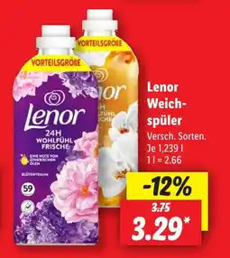 Lidl Lenor Weich- spüler Angebot