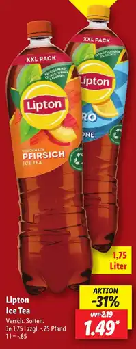 Lidl Lipton Ice Tea Angebot