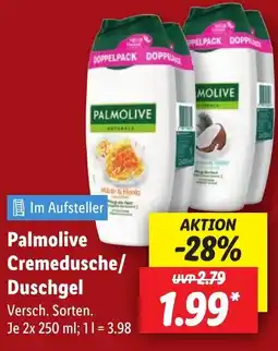 Lidl Palmolive Cremedusche/ Duschgel Angebot