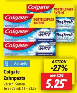 Lidl Colgate Zahnpasta Angebot