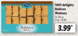 Lidl 1001 delights Baklava Walnuss Angebot