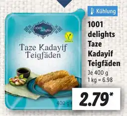 Lidl 1001 delights Taze Kadayif Teigfäden Angebot