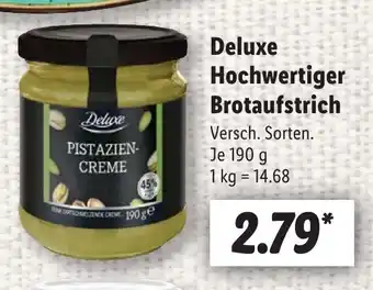 Lidl Deluxe Hochwertiger Brotaufstrich Angebot