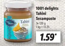 Lidl 1001 delights Tahini Sesampaste Angebot