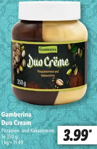 Lidl Gamberina Duo Cream Angebot