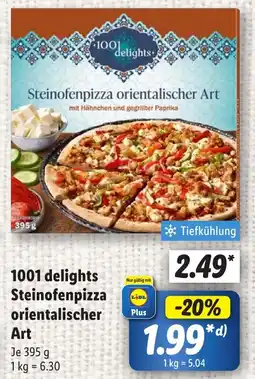 Lidl 1001 delights Steinofenpizza orientalischer Art Angebot