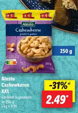 Lidl Alesto Cashewkerne XXL Angebot