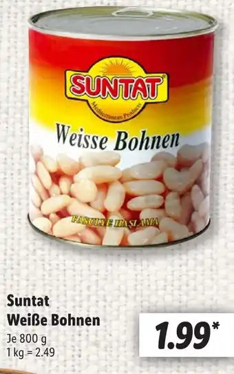 Lidl Suntat Weisse Bohnen Angebot