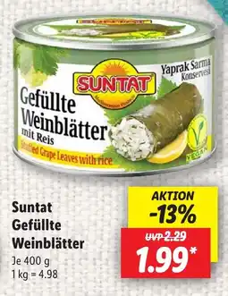 Lidl Suntat Gefüllte Weinblätter Angebot