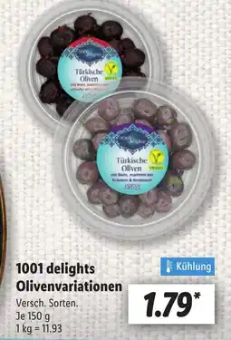 Lidl 1001 delights Olivenvariationen Angebot