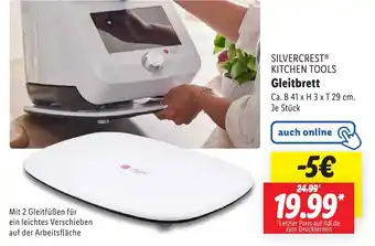 Lidl SILVERCREST KITCHEN TOOLS Gleitbrett Angebot