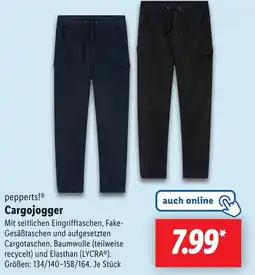 Lidl pepperts! Cargojogger Angebot