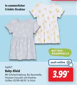 Lidl lupilu Baby-Kleid Angebot