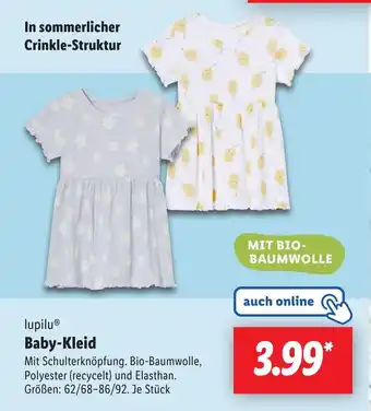 Lidl lupilu Baby-Kleid Angebot