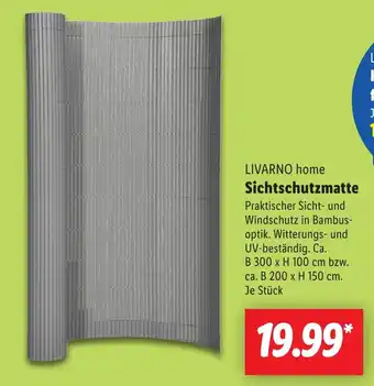 Lidl LIVARNO home Sichtschutzmatte Angebot