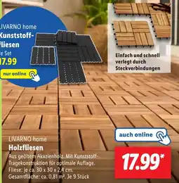 Lidl LIVARNO home Holzfliesen Angebot