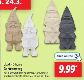 Lidl LIVARNO home Gartenzwerg Angebot