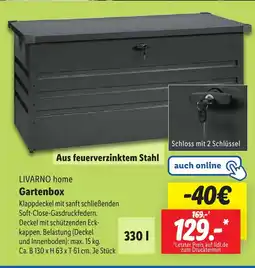 Lidl LIVARNO home Gartenbox Angebot