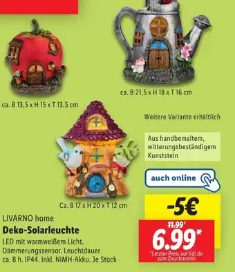 Lidl LIVARNO home Deko-Solarleuchte Angebot