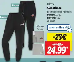 Lidl Ellesse Sweathose Angebot