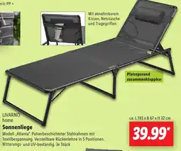 Lidl LIVARNO home Sonnenliege Angebot