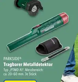 Lidl PARKSIDE Tragbarer Metalldetektor Angebot