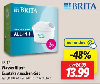 Lidl BRITA Wasserfilter- Ersatzkartuschen-Set Angebot