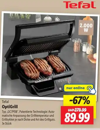 Lidl Tefal OptiGrill Angebot