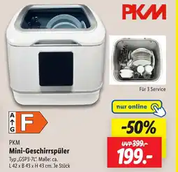 Lidl PKM Mini-Geschirrspüler Angebot