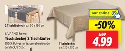 Lidl LIVARNO home Tischdecke/2 Tischläufer Angebot