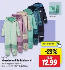 Lidl lupilu Matsch- und Buddeloverall Angebot