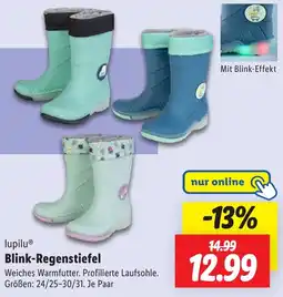 Lidl lupilu Blink-Regenstiefel Angebot