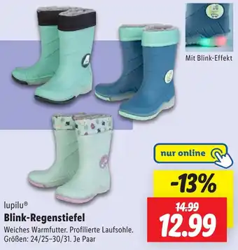 Lidl lupilu Blink-Regenstiefel Angebot