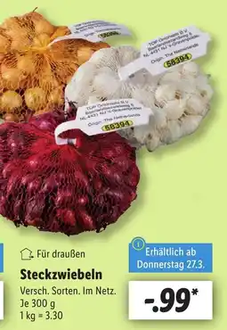 Lidl Steckzwiebeln Angebot