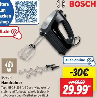 Lidl BOSCH Handrührer Angebot