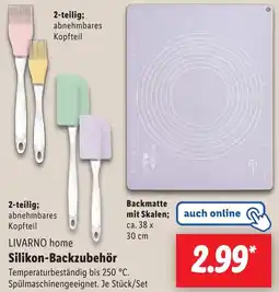 Lidl LIVARNO home Silikon-Backzubehör Angebot